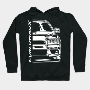 Lancer Evolution X (White Print) Hoodie